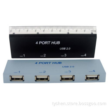 USB 2.0 Hub with Ruler